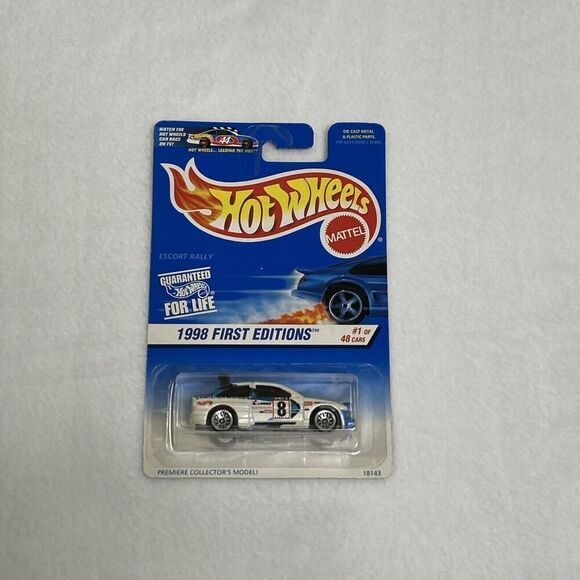 Hot Wheels 1998 First Editions Escort Rally 1/48 Die Cast Car Collectors - Picture 1 of 3